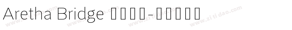Aretha Bridge 字体下载字体转换